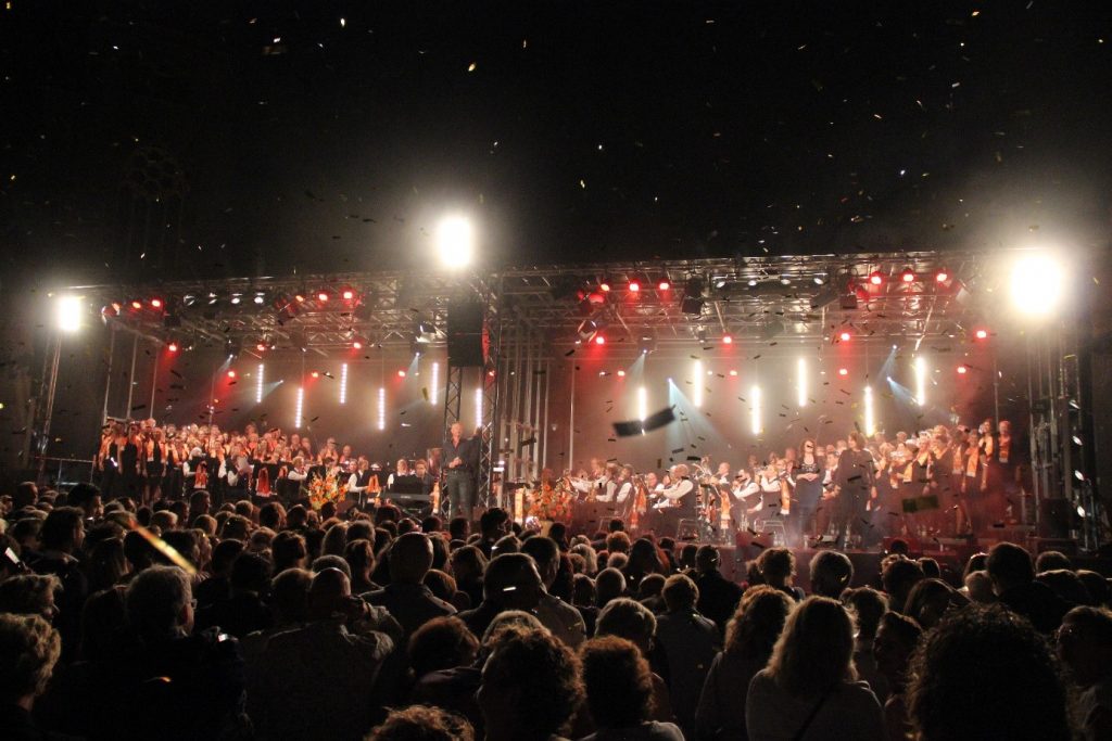Oranje Proms Voorhout 2016, een feestelijk muziekspectakel