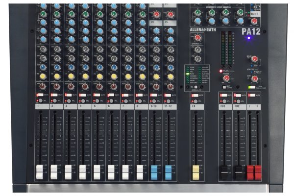 Allen & Heath PA12, Powered Mixer - Afbeelding 2