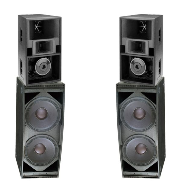 Speaker Set: 2x EAW KF695z, 2x EV X-Sub (4-way)