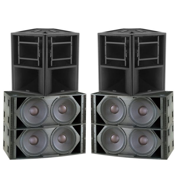 Speaker Set: 4x EAW KF850, 4x EV X-Sub (4-way)