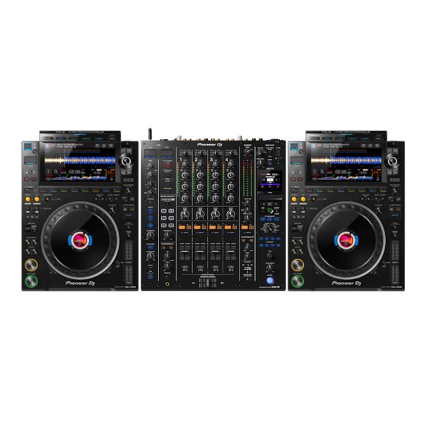 DJ set: Pioneer DJM-A9, 2x Pioneer CDJ3000