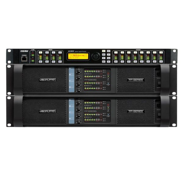 Amplifier Rack 5, 1x UX8800, 2x fP10000Q