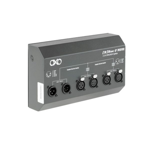 OXO 2-way XLR3/5, DMX/RDM splitter